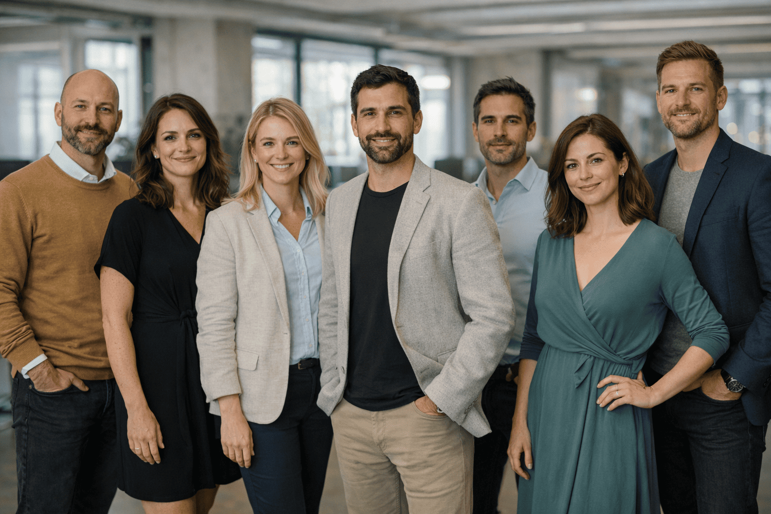 Team working on AI trading platform — Obratůra